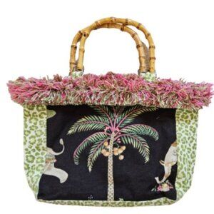 Bamboo Top Handle Handbag/Purse